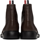 Thom Browne Brown Wingtip Boots