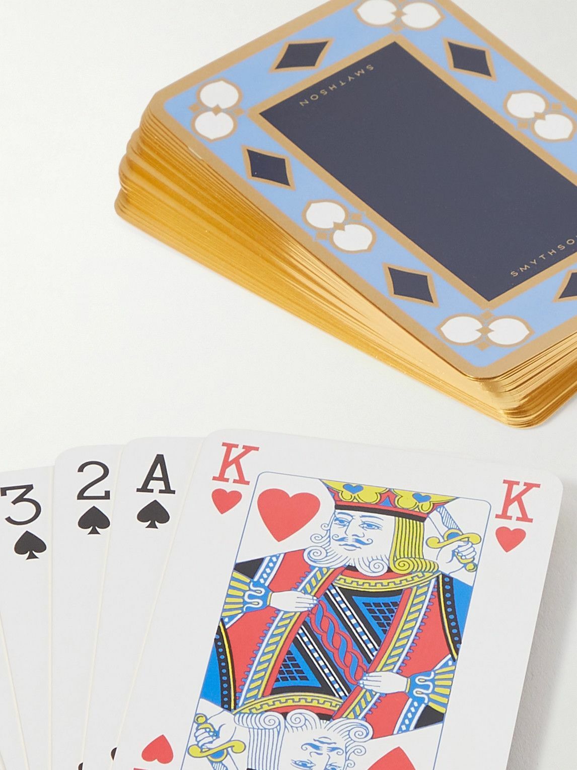 Smythson - Panama Cross-Grain Leather Playing Card Case