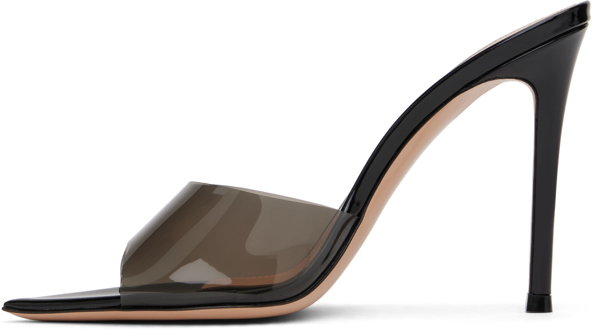 Gianvito Rossi Black Elle Heeled Sandals