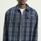Daily Paper Men's Chenille Script Shirt in Brilliant Blue