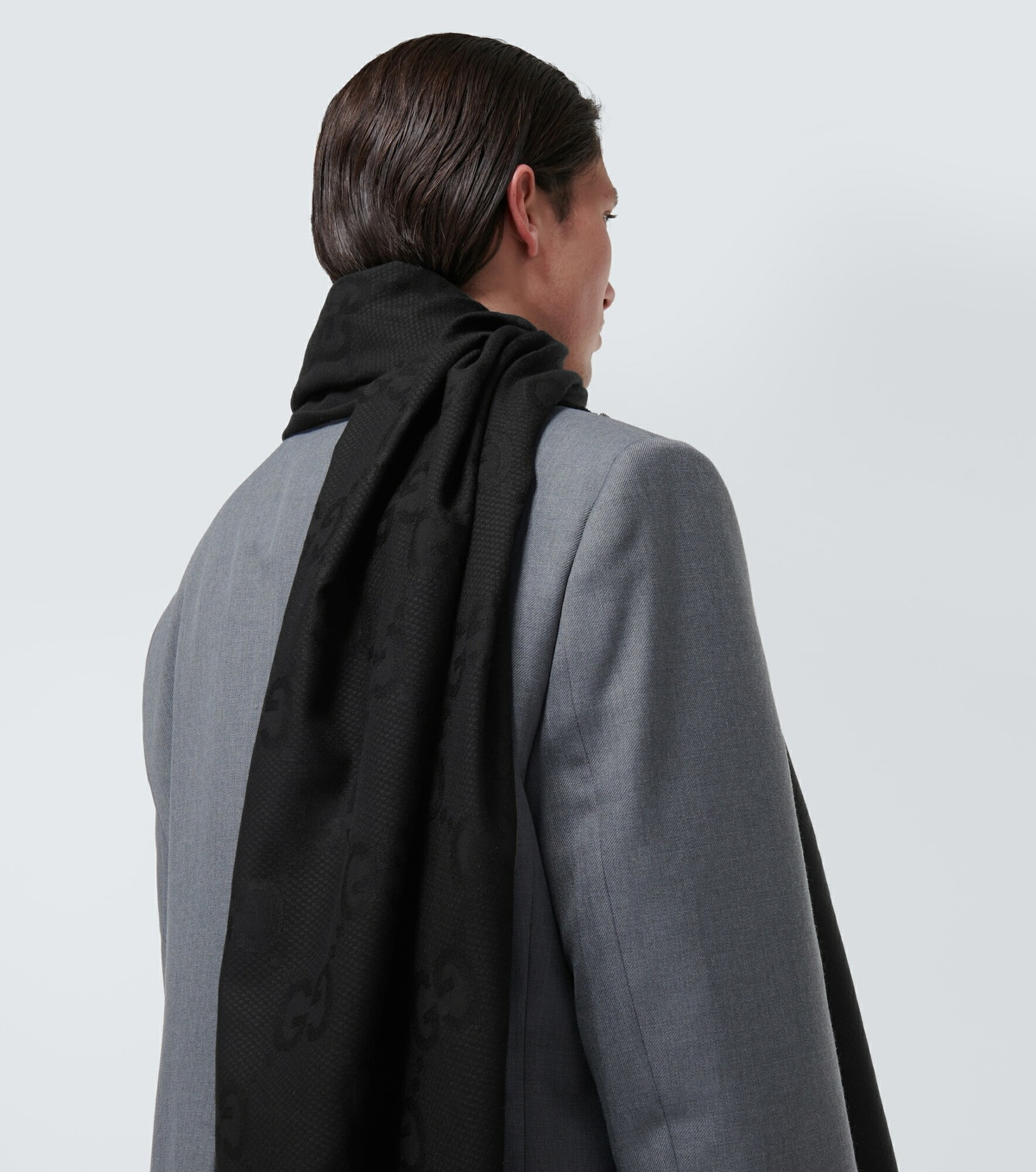 Gucci - Wool and silk blend scarf