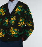 Kenzo - Floral jacquard wool cardigan