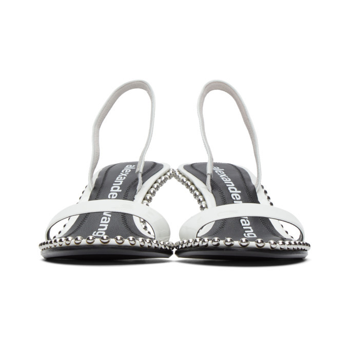 Alexander wang white online nova sandal