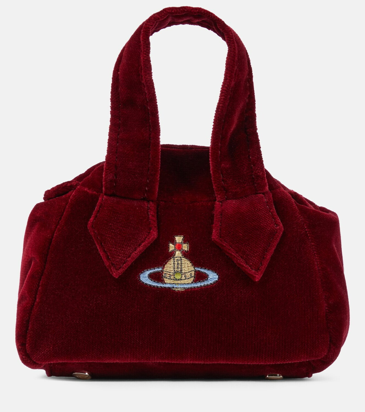 Vivienne Westwood Yasmine Mini velvet tote bag Vivienne Westwood