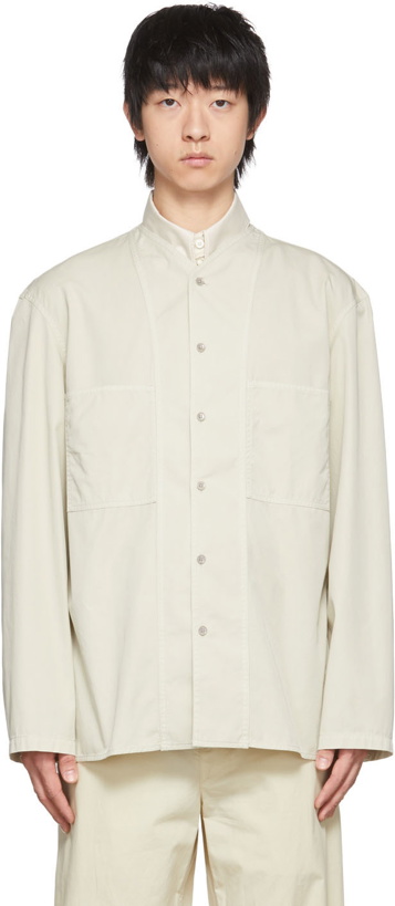 Photo: Lemaire Off-White Cotton Shirt