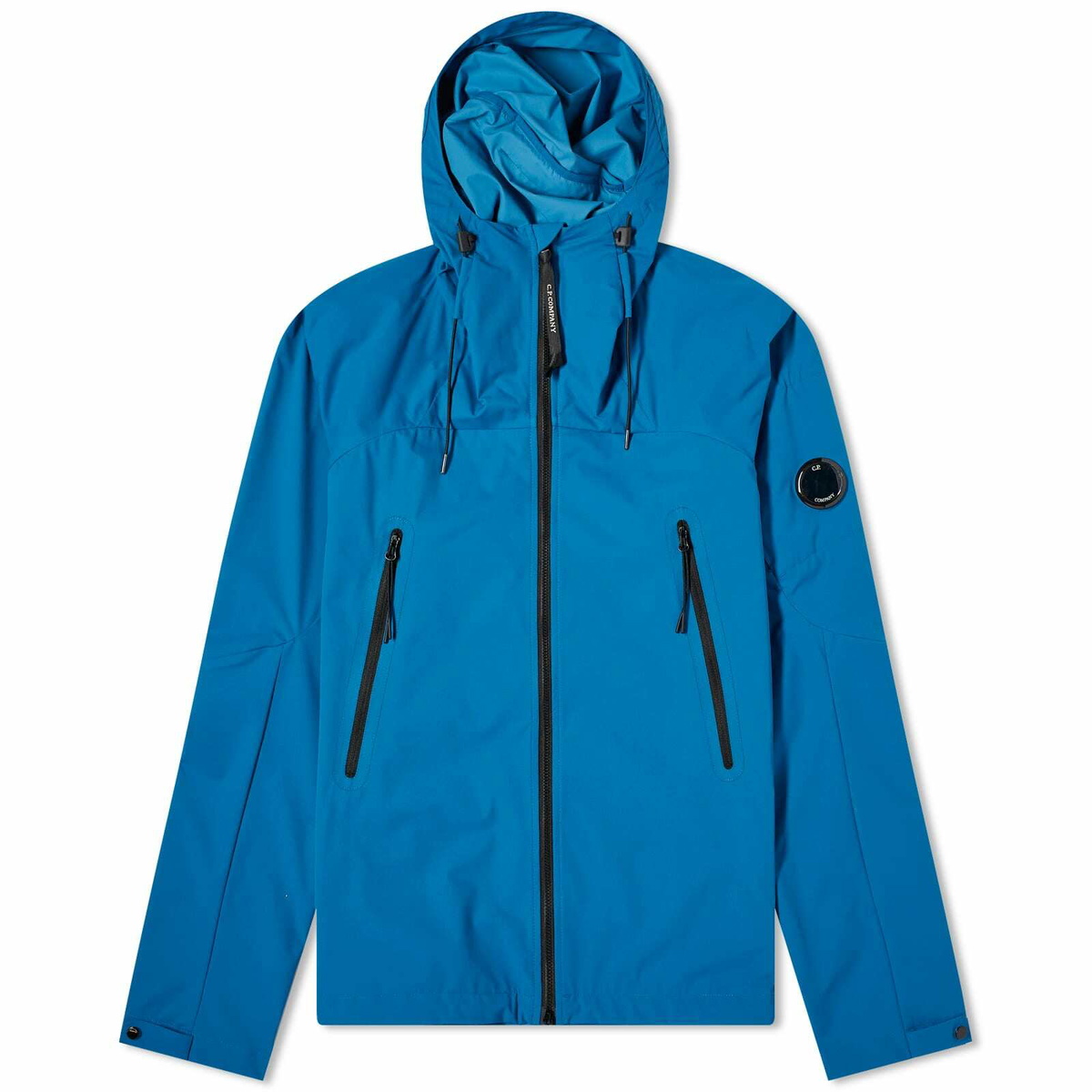 C.P. Company Blue Nylon Translucent Hooded Jacket C.P. Company