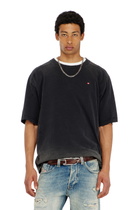 Diesel Cotton T-shirt with degradé effect - T-Shirts Mens in Black