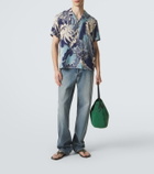 JW Anderson Leaf leather thong sandals