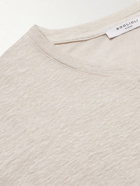 Boglioli - Garment-Dyed Slub Linen T-Shirt - Neutrals