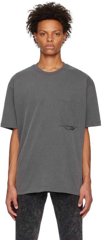 Photo: Solid Homme Gray Crewneck T-Shirt