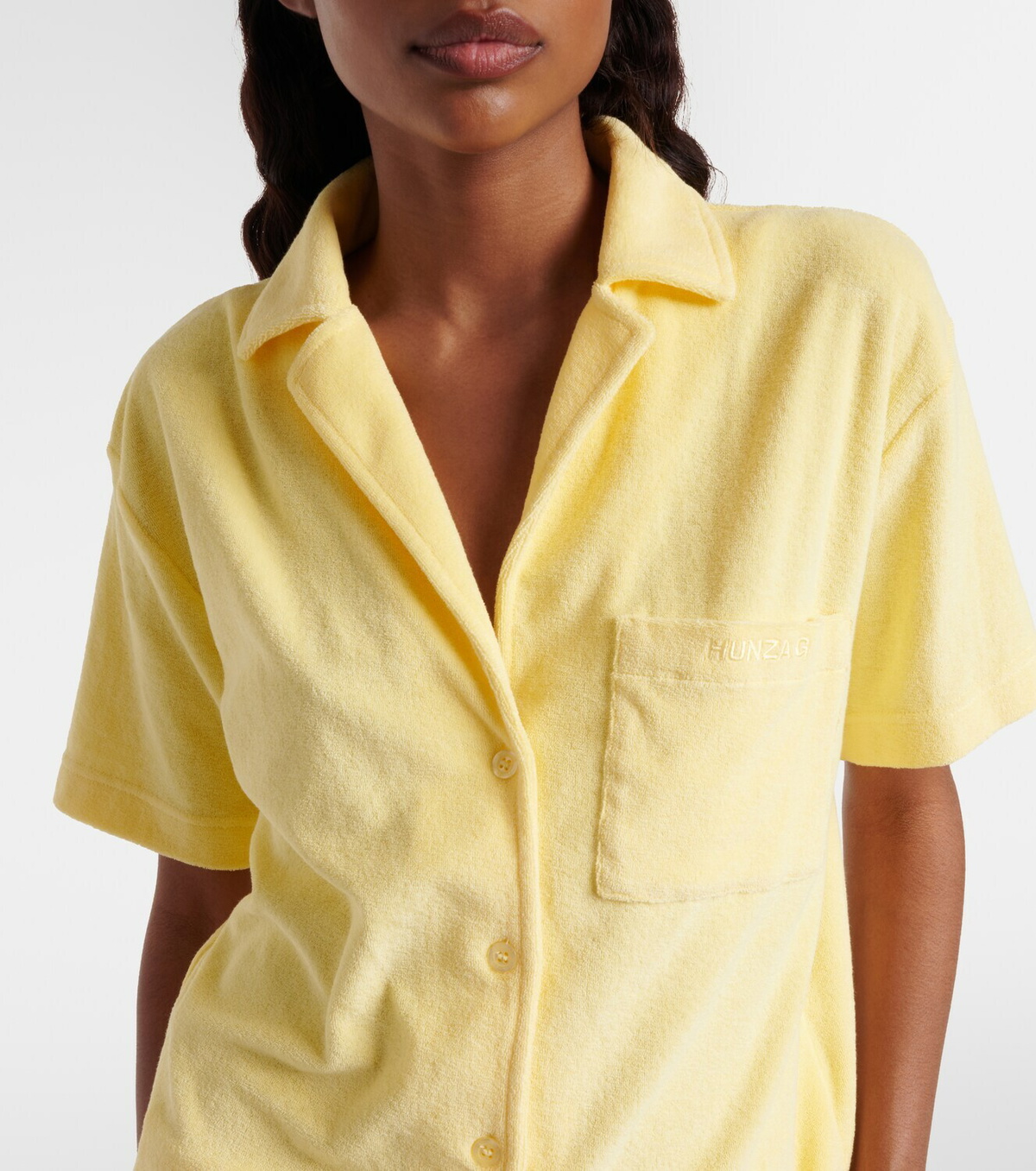 Hunza G Resort cotton terry shirt