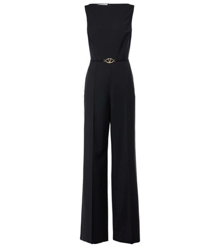 Photo: Valentino Belted wool and mohair jumpsuit