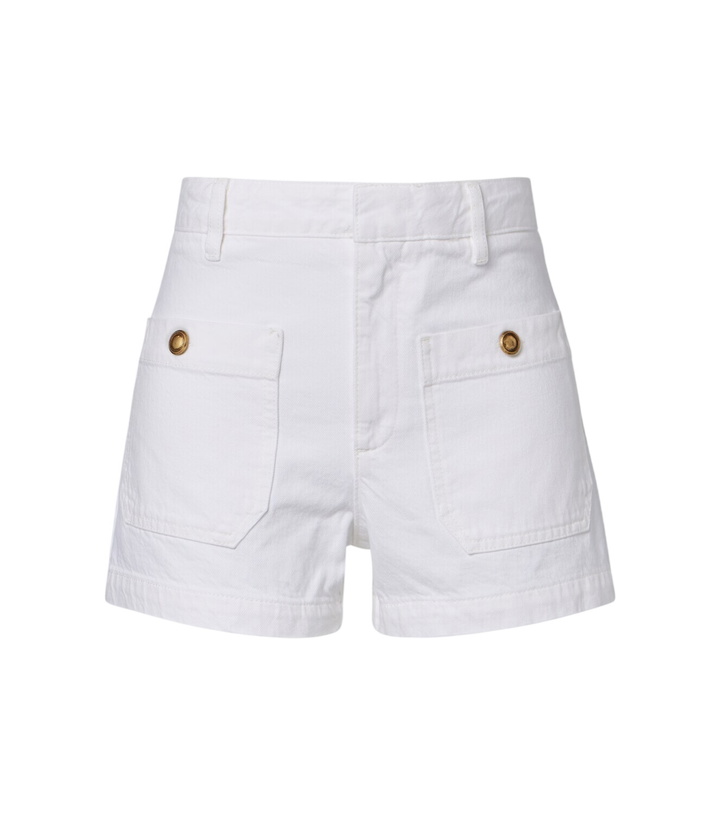 Photo: Frame Cruise denim shorts