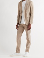 THEORY - Zaine Slim-Fit Linen-Blend Trousers - Neutrals