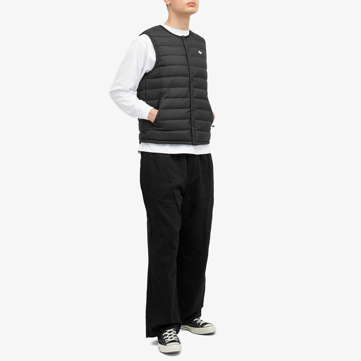 Danton Men's Inner Down Vest in Black