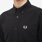 Fred Perry Men's Oxford Shirt in Black