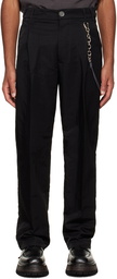 Song for the Mute Black Loose Pleated Trousers