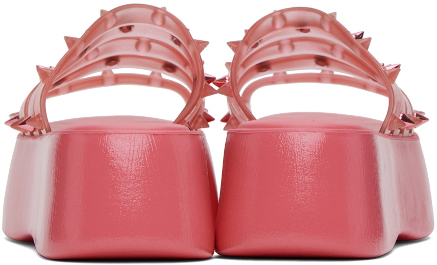 Jean Paul Gaultier Pink Melissa Edition Becky Punk Love Sandals