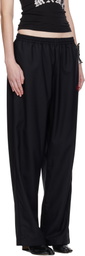 WILLY CHAVARRIA Black Ruff Rider Track Pants