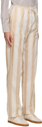 TOTEME Tan Drawstring Lounge Pants