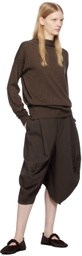 Edward Cuming Brown Twisted Sweater