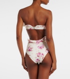Magda Butrym Floral-appliqué bikini top