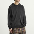 Needles Men's Bright Jersey Zip Hoodie in Black