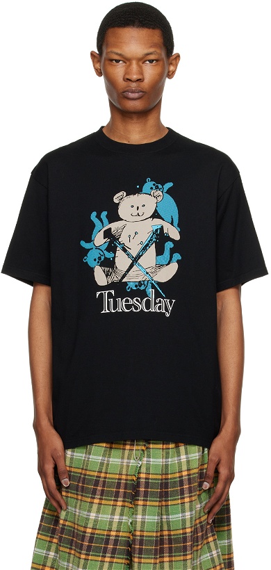 Photo: UNDERCOVER Black 'Tuesday' T-Shirt