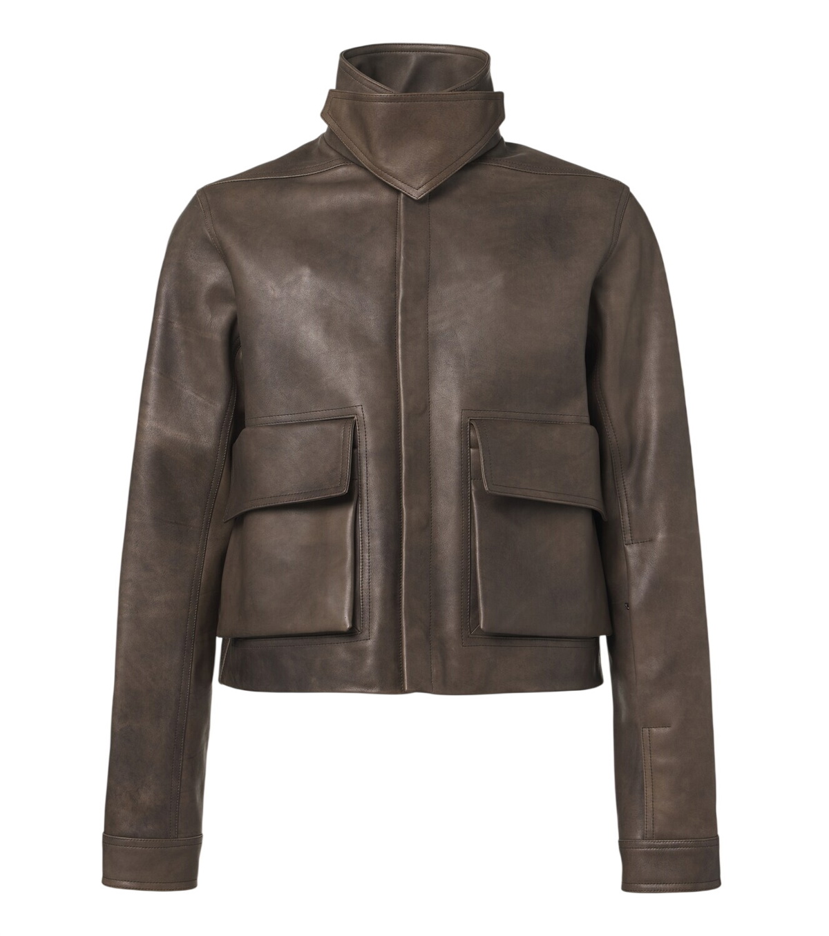 Rick Owens Mollino Biker Leather Jacket Rick Owens