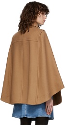 See by Chloé Beige Cape Coat
