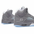 Air Jordan Men's 5 Retro Sneaker in Graphite/White/Grey