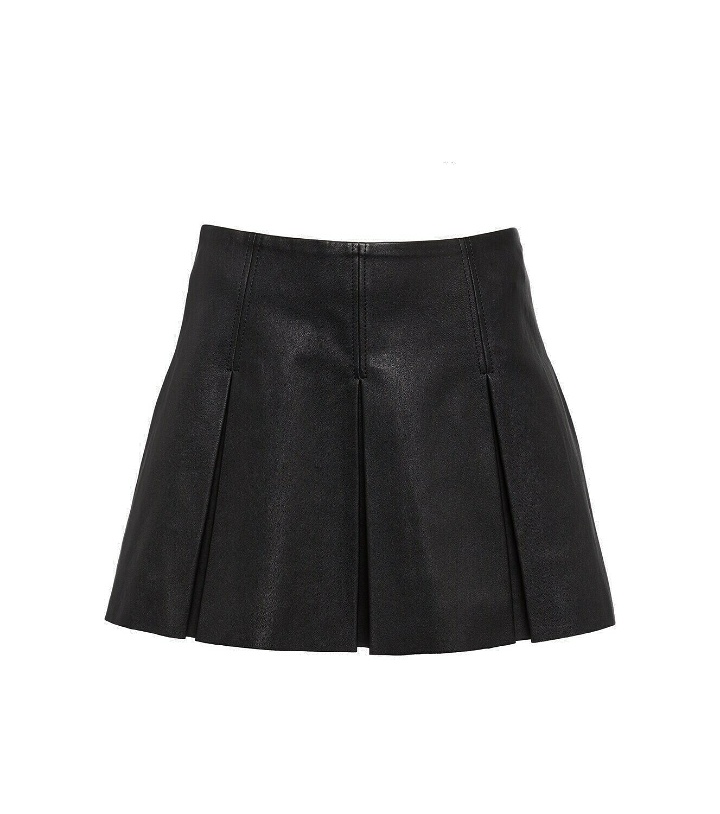 Photo: Stouls Surya pleated leather miniskirt