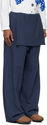 SC103 Navy Tile Trousers