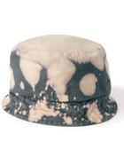 NOMA t.d. - Bleached Cotton-Twill Bucket Hat - Gray