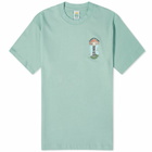 Hikerdelic Men's Mountain High T-Shirt in Jade Green