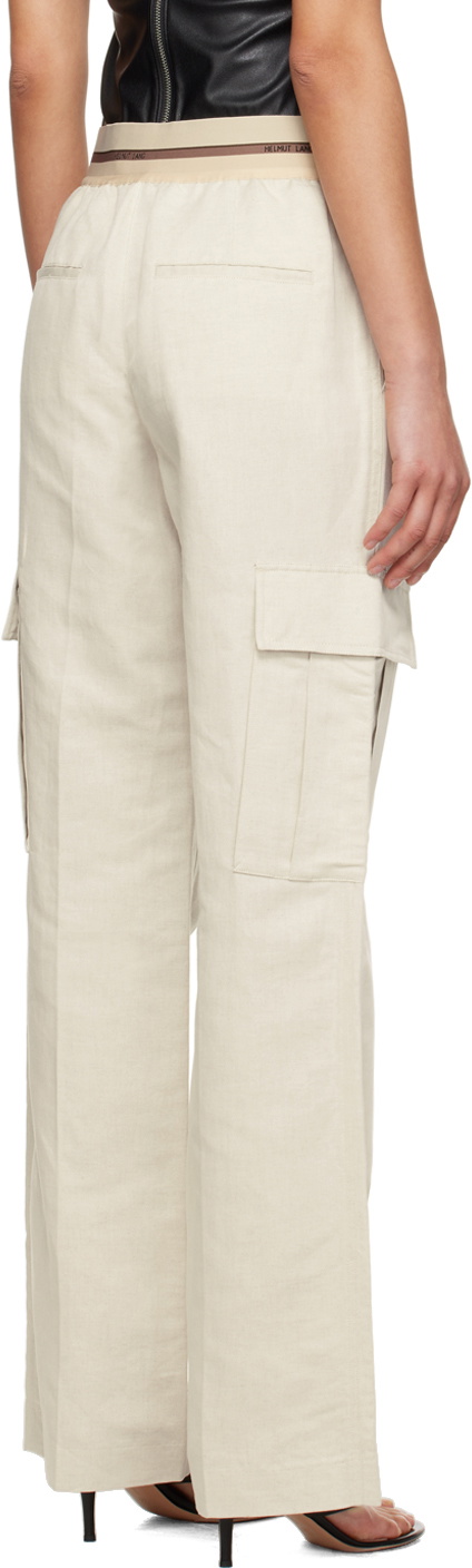 Stipe Pull-On Pant-Taupe