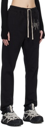 Rick Owens Moncler + Rick Owens Black Jogger Sweatpants