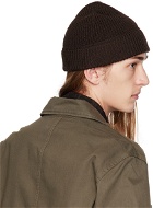 NORSE PROJECTS Brown Rib Beanie