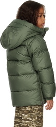 Woolrich Kids Khaki Quilted Down Jacket