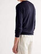 Peter Millar - Excursionist Flex Slim-Fit Merino Wool-Blend Sweater - Blue