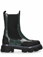 GANNI - 50mm Cleated Mid Chelsea Boots