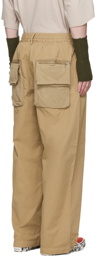 Undercoverism Beige Patch Pocket Trousers
