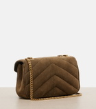 Saint Laurent Loulou Mini suede shoulder bag