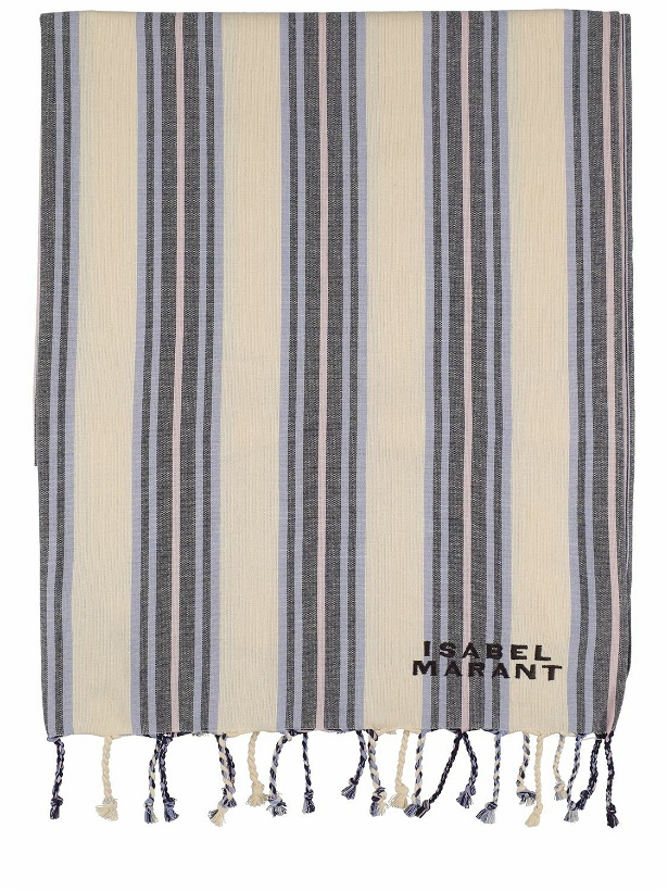 Photo: MARANT Striped Cotton Beach Towel