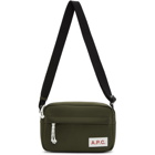 A.P.C. Khaki Protection Camera Bag