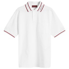 Gucci Men's Logo Collar Polo in White