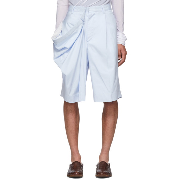 Photo: Hed Mayner Blue Oversized Bermuda Shorts