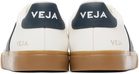VEJA Off-White Campo Leather Sneakers