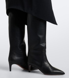 Paris Texas Stiletto leather knee-high boots