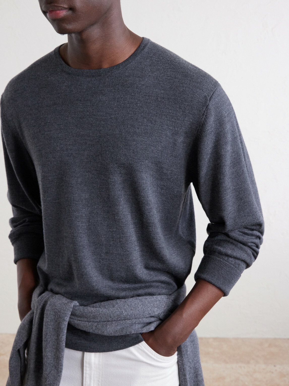 Officine Générale - Nina Merino Wool Sweater - Gray